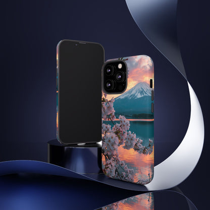 Fuji Petal Reflection iPhone Tough Phone Case