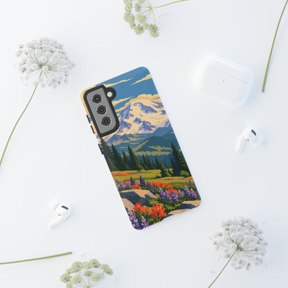 Mount Rainier — Meadow Radiance Samsung Galaxy Tough Case