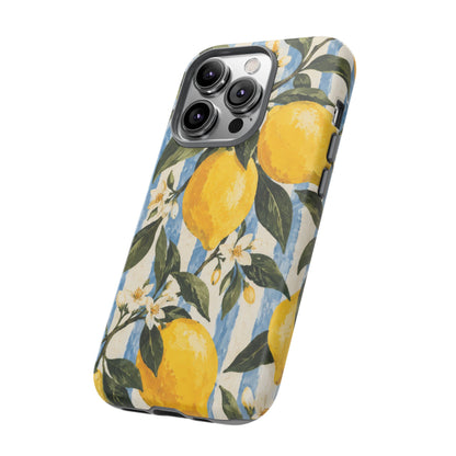 Riviera Lemons iPhone Tough Case | lemon print