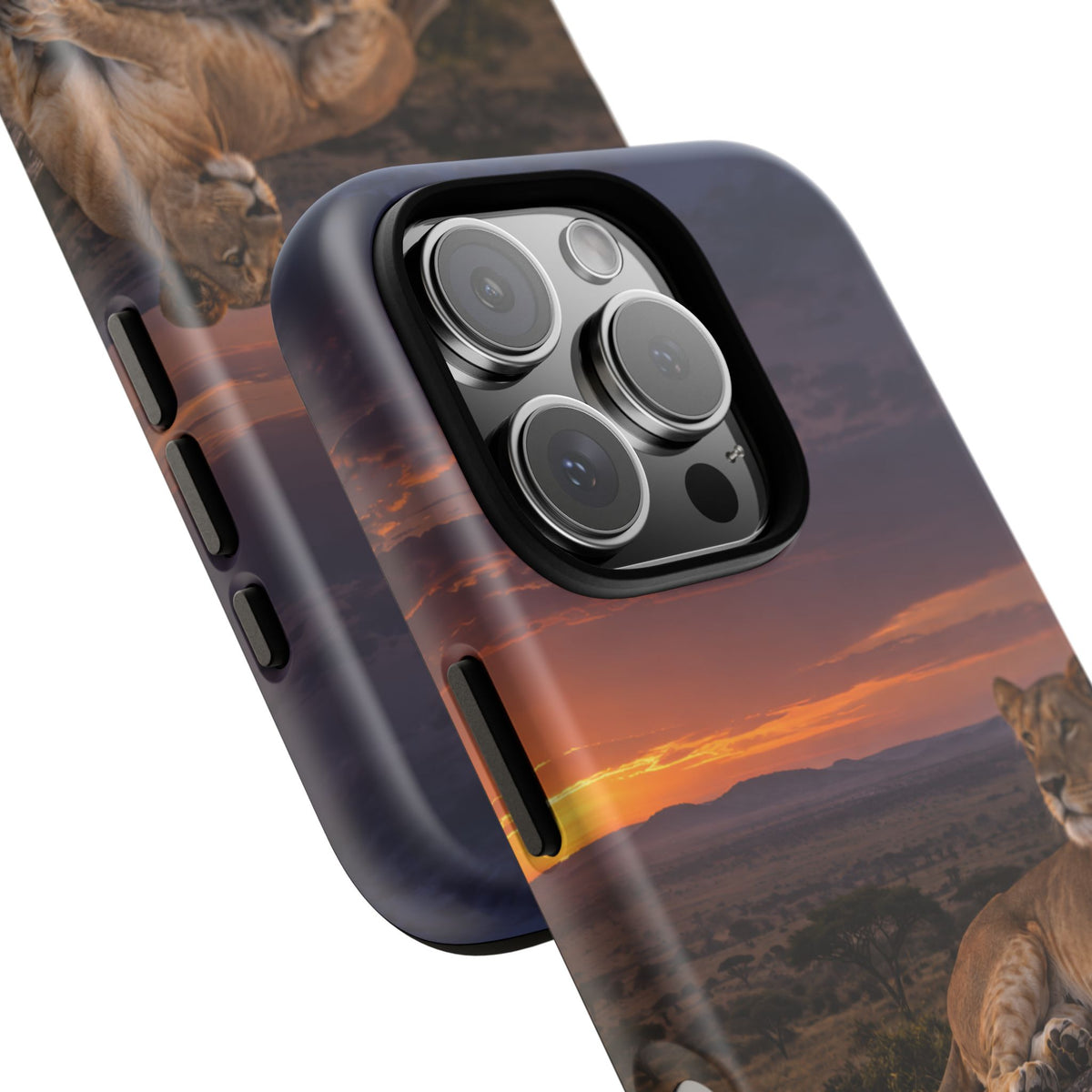 Lioness in the Blue Hour iPhone Tough Case