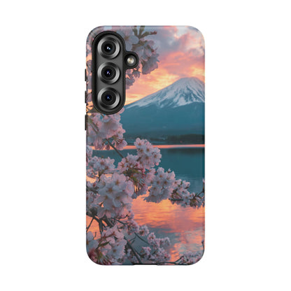 Fuji Petal Reflection Samsung Galaxy Tough Phone Case