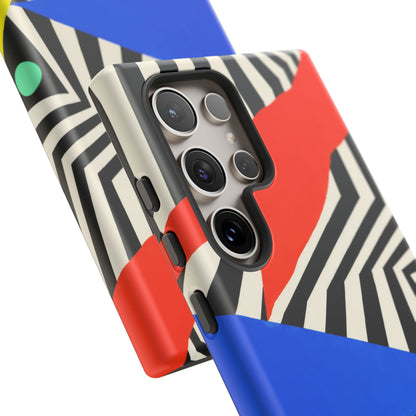 Broken Signal Samsung Galaxy Tough Case | Optical Stripe Art