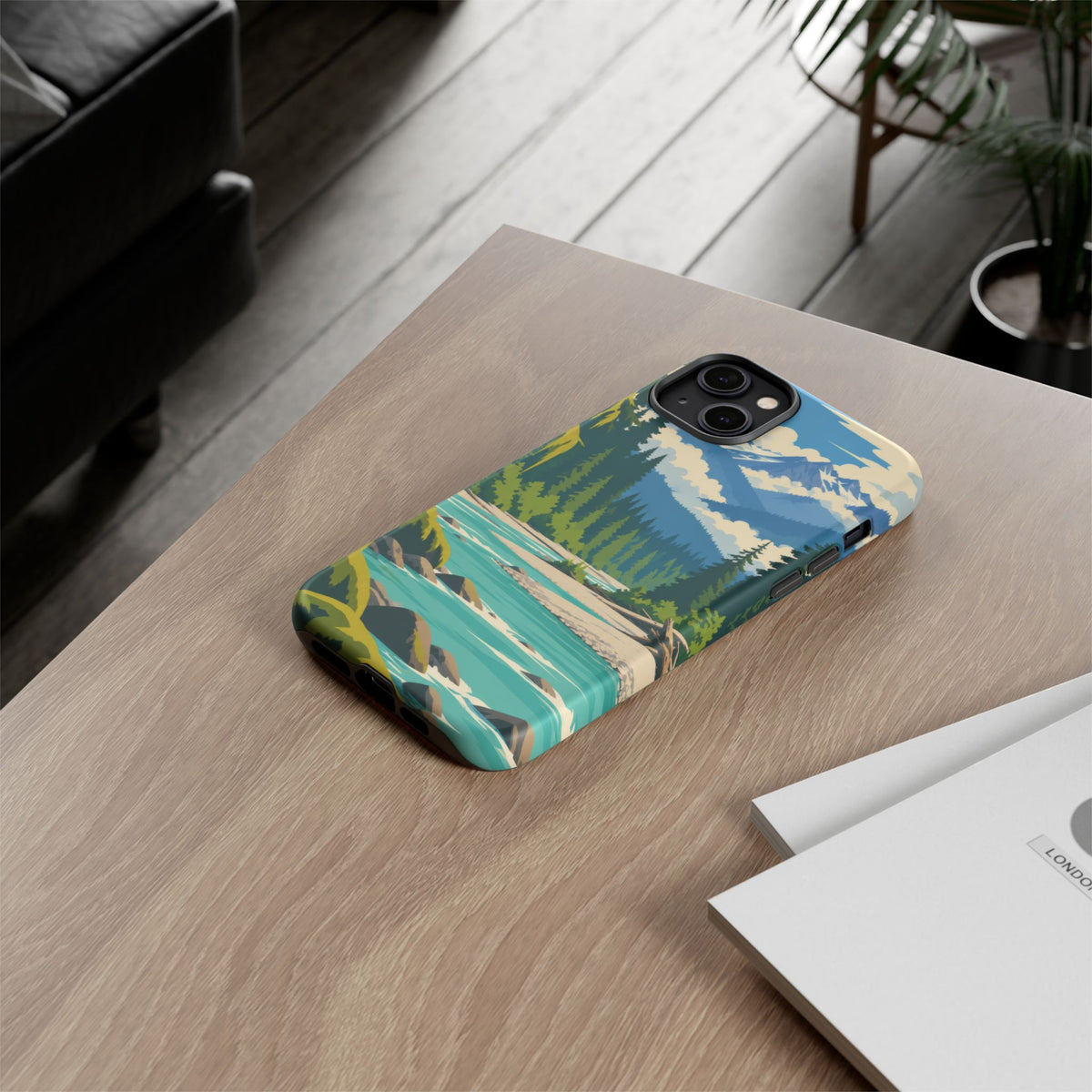 Hoh Rain Forest — Rivergreen iPhone Tough Case