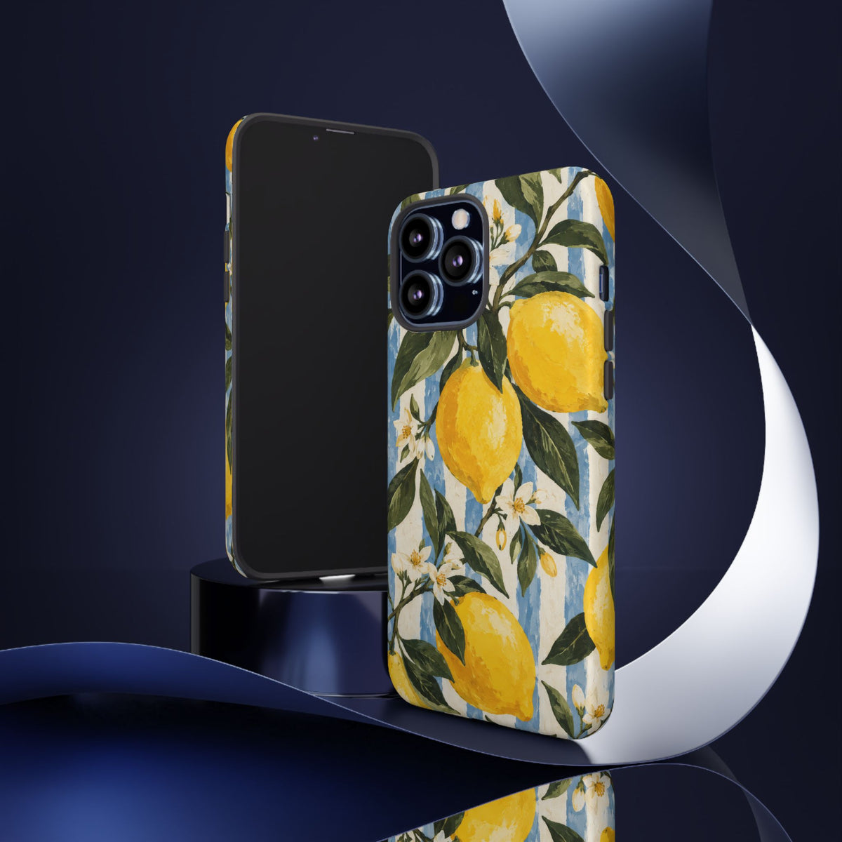Riviera Lemons iPhone Tough Case | lemon print