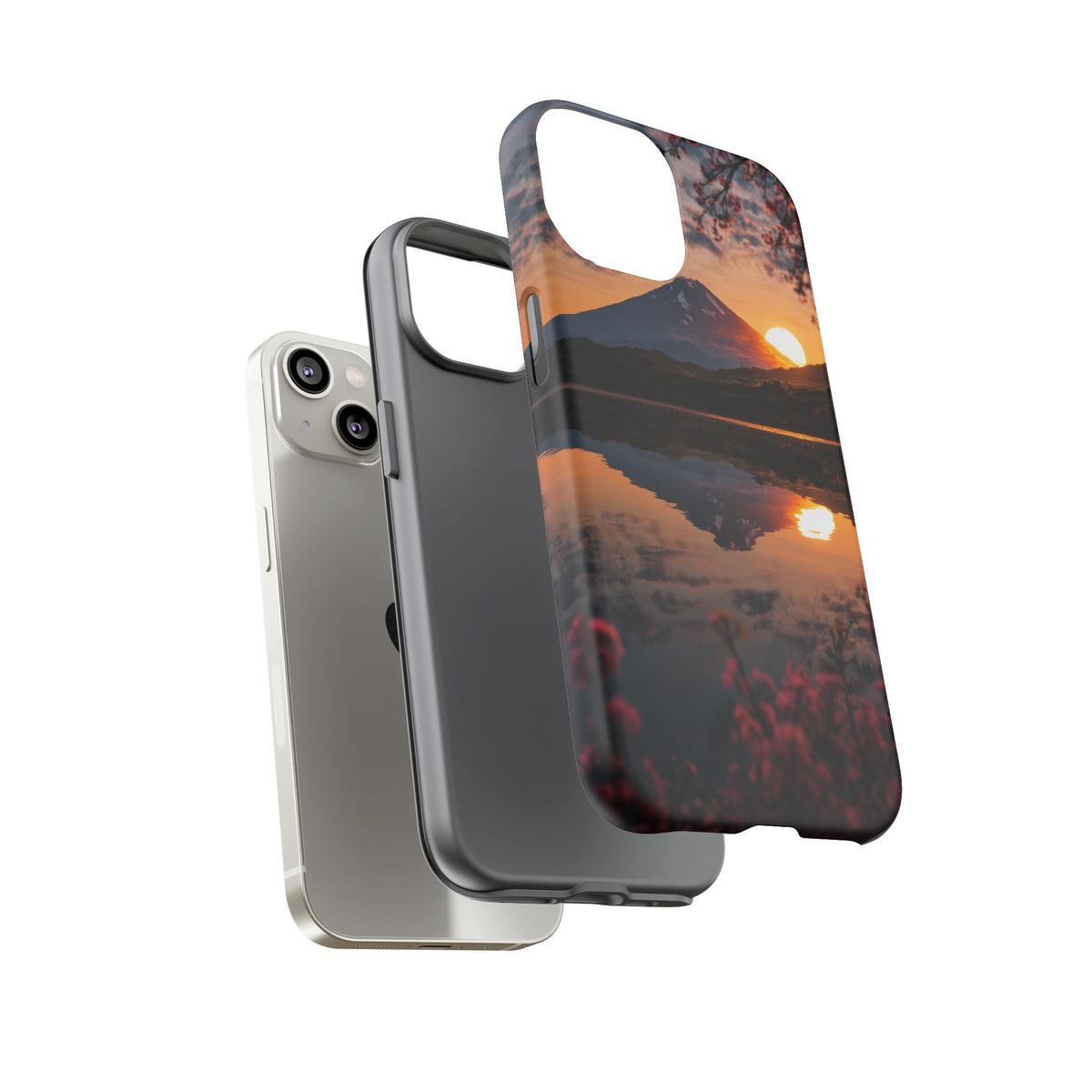 Fuji Golden Reflection iPhone Tough Phone Case