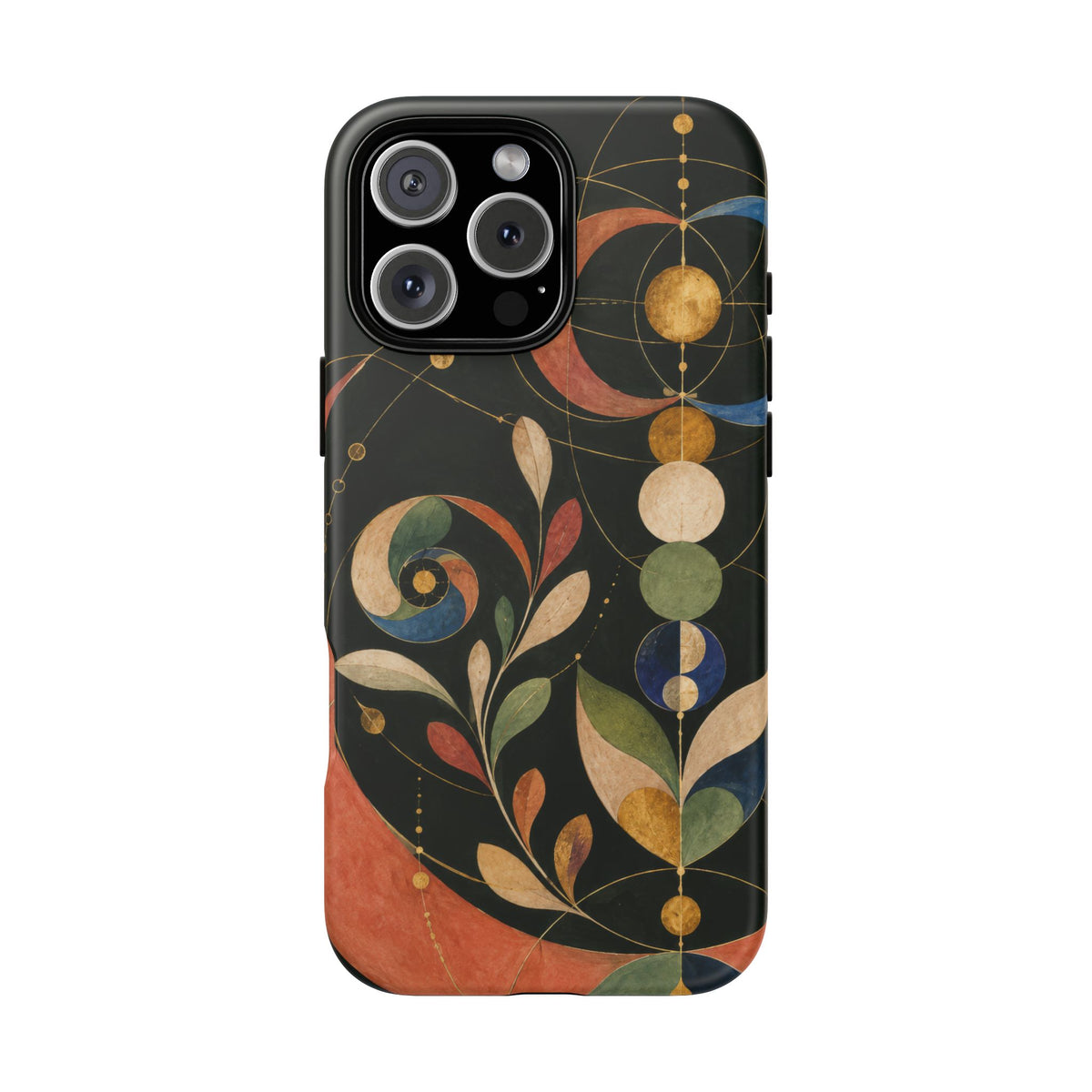 Orbital Garden iPhone Tough Case | Celestial Botanical Geometry