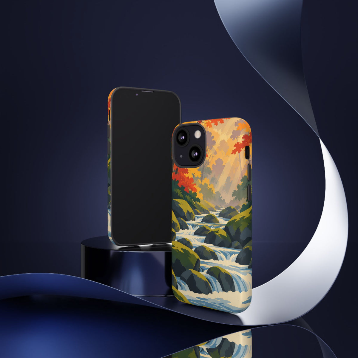 Great Smoky Mountains — Autumn Creek iPhone Tough Case