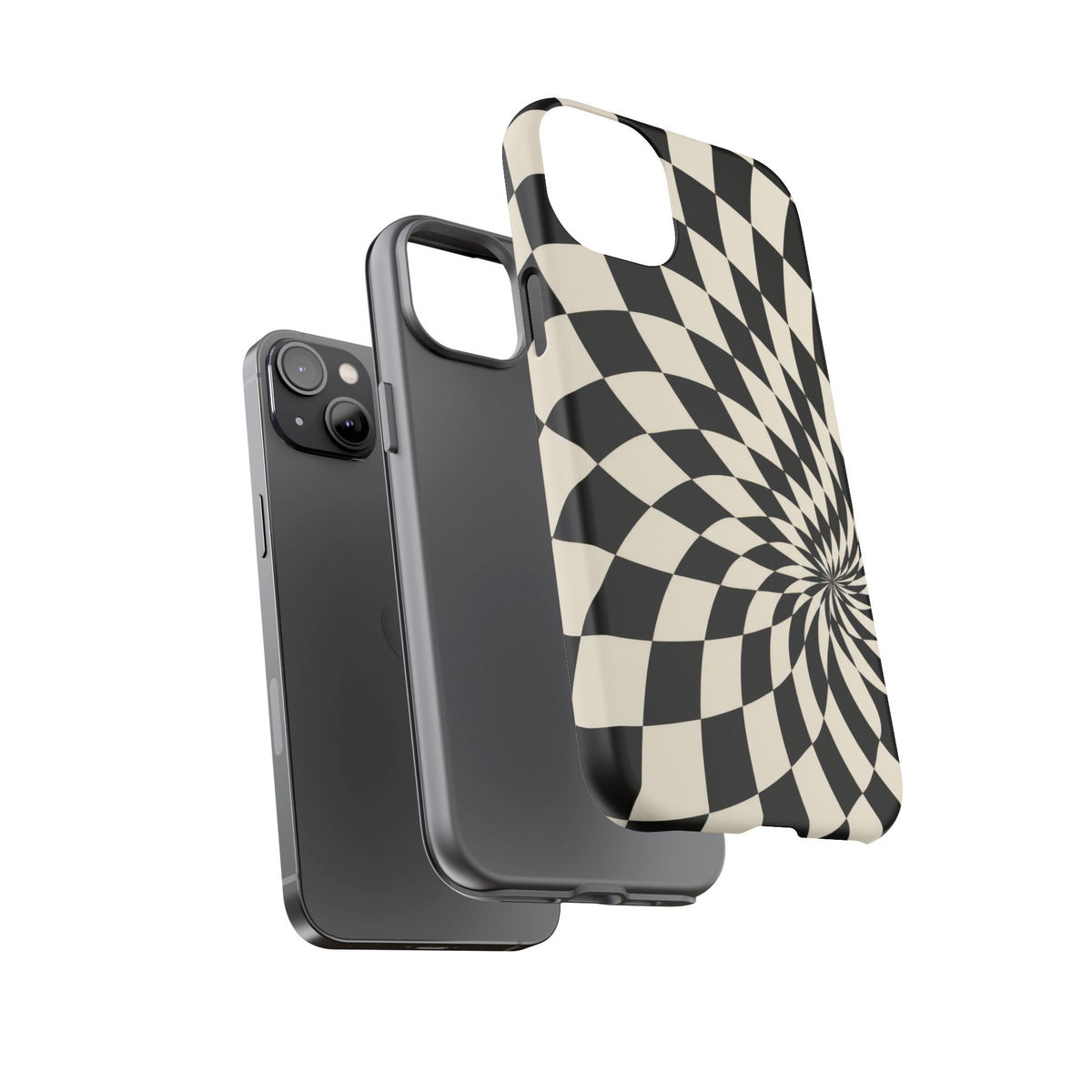 Twist Theory iPhone Tough Case | Optical Checkerboard