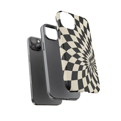 Twist Theory iPhone Tough Case | Optical Checkerboard