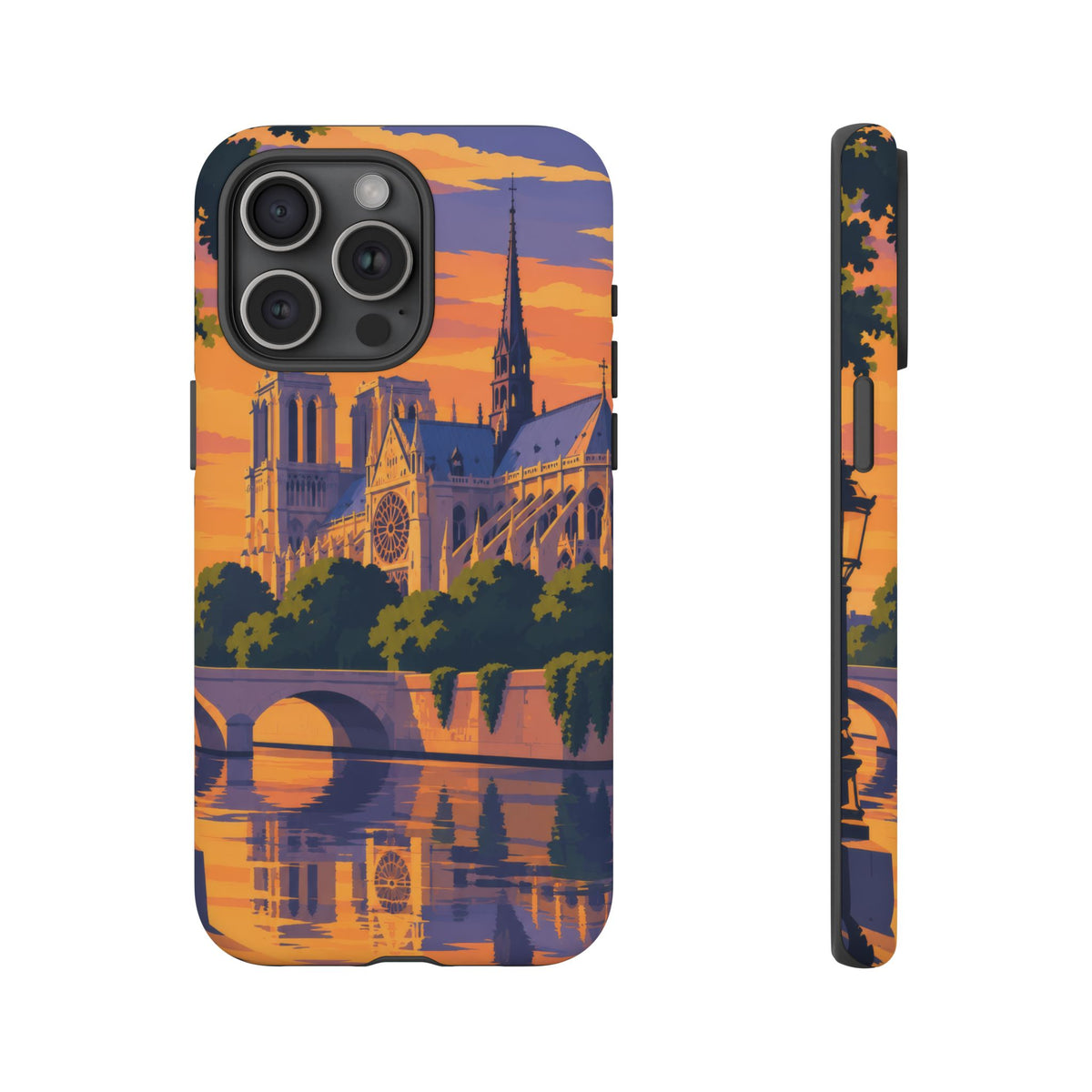 Notre Dame — Cathedral Twilight iPhone Tough Case