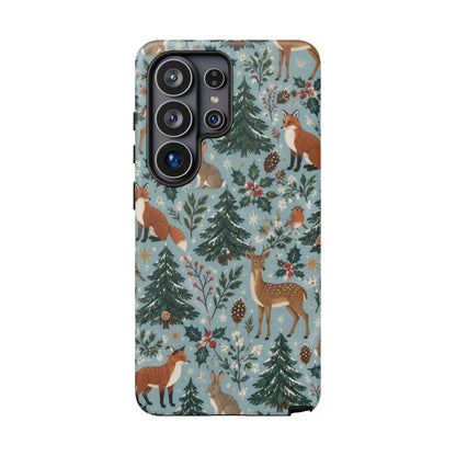 Winter Woodland Gathering Samsung Galaxy Tough Case | woodland christmas