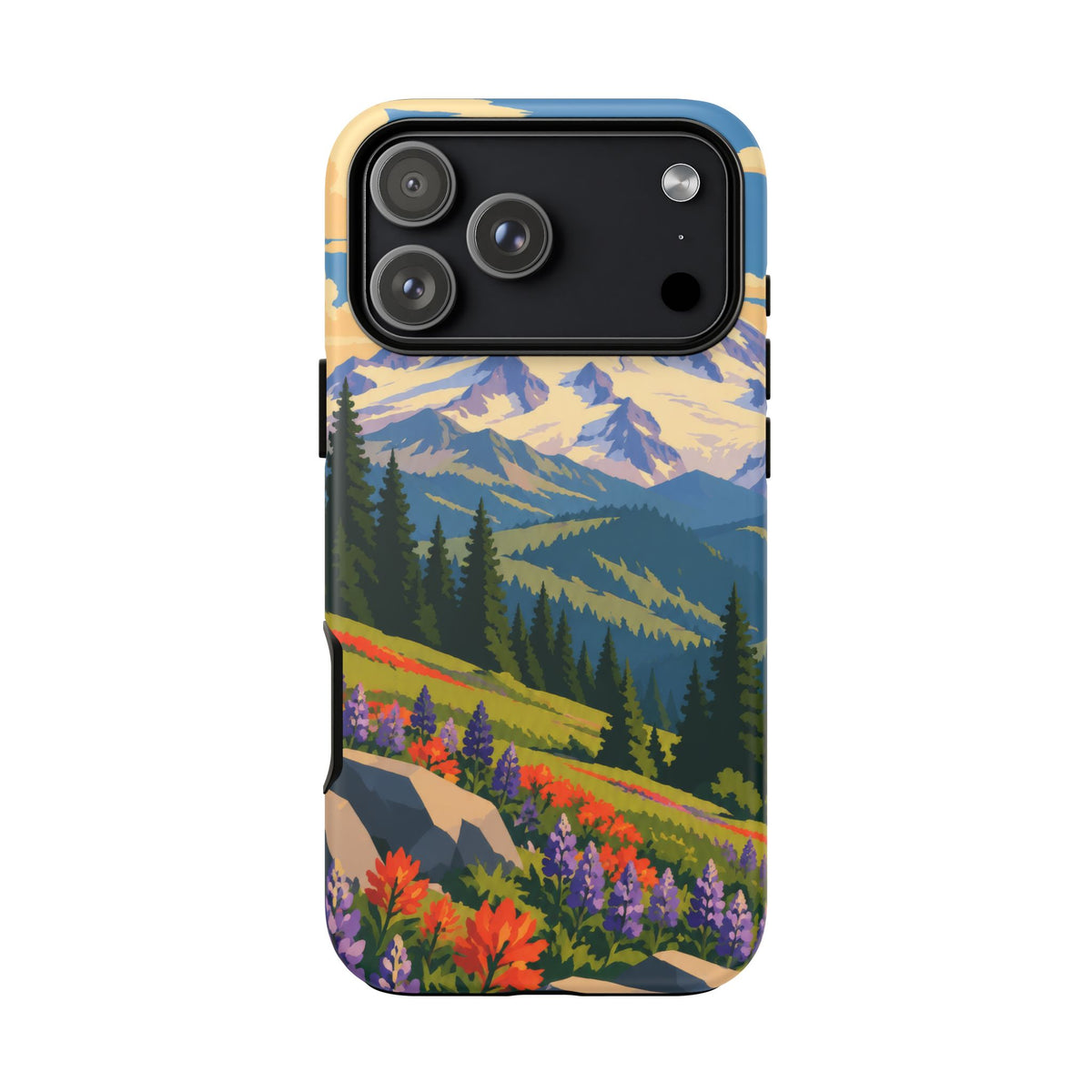 Mount Rainier — Meadow Radiance iPhone Tough Case