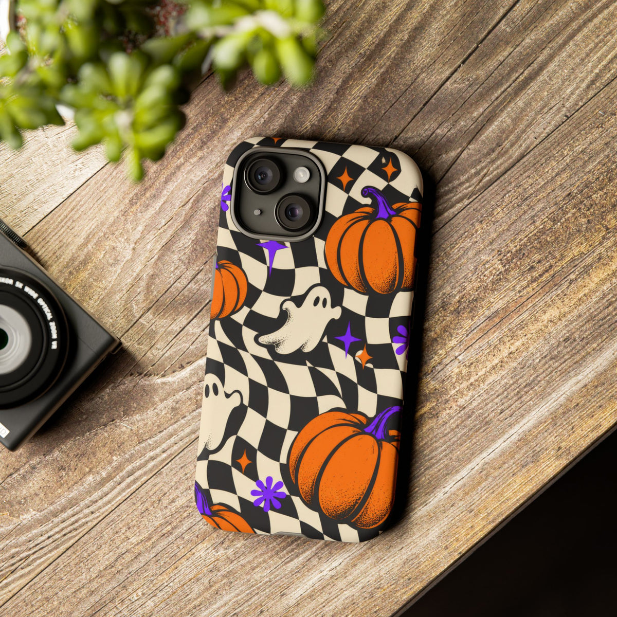 Spectral Groove iPhone Tough Case | retro halloween