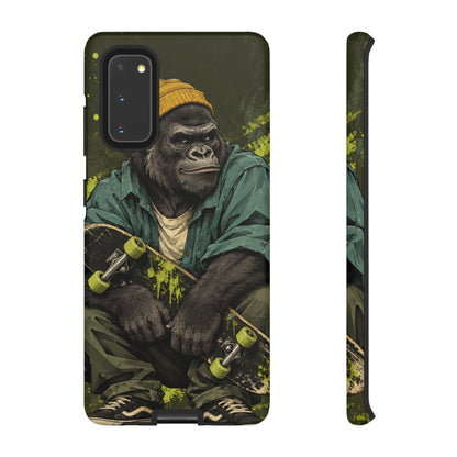 Concrete Jungle Samsung Galaxy Tough Case | Skater Gorilla Illustration