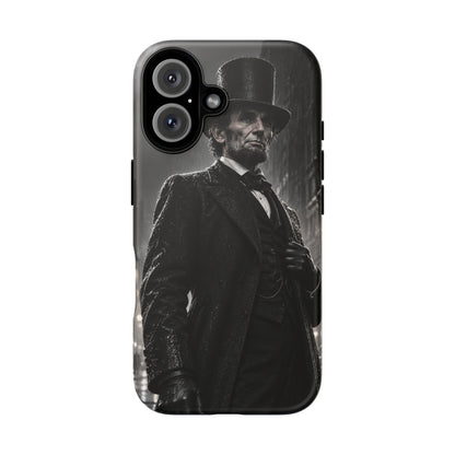 Abe after Midnight iPhone Tough Case | noir lincoln