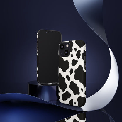 Classic Holstein iPhone Tough Case | Black & White Cow Print