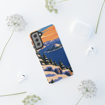 Crater Lake — Winter Caldera Samsung Galaxy Tough Case