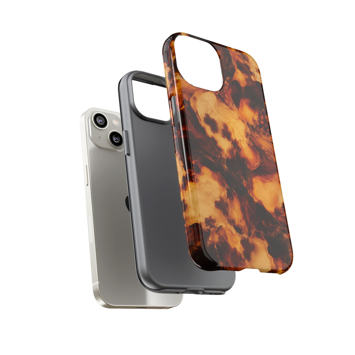 Amber Marble iPhone Tough Case | Amber Mosaic