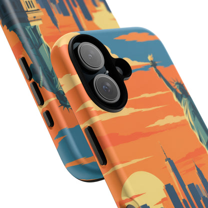 New York City — Harbor Liberty iPhone Tough Case