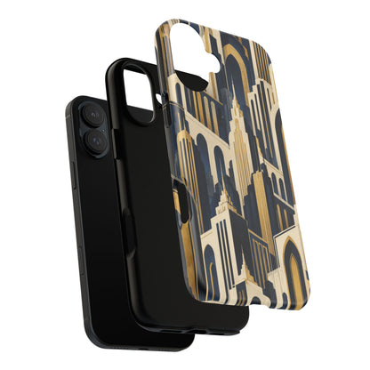 Midnight Metropolis iPhone Tough Case | art deco