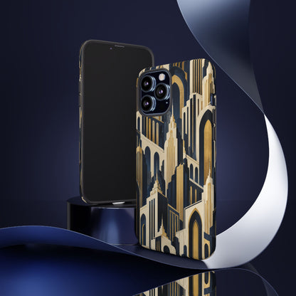 Midnight Metropolis iPhone Tough Case | art deco