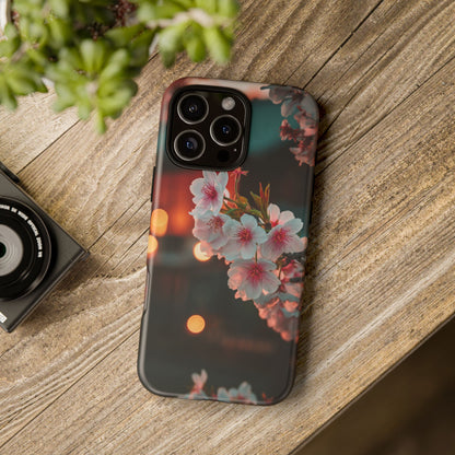 Kyoto Blossom Lanterns iPhone Tough Phone Case