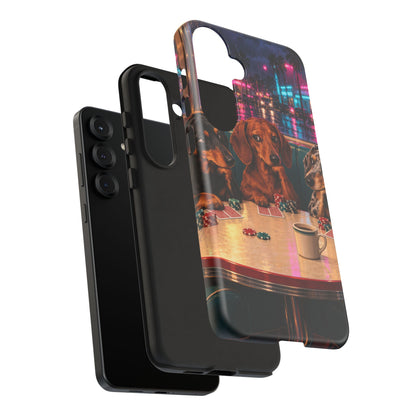 All-Night Aces Samsung Galaxy Tough Case | dachshund poker