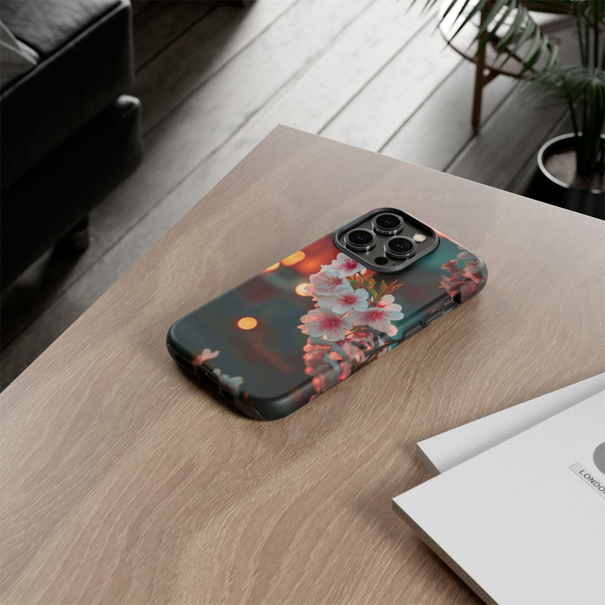 Kyoto Blossom Lanterns iPhone Tough Phone Case