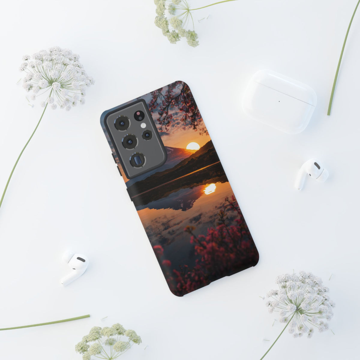 Fuji Golden Reflection Samsung Galaxy Tough Phone Case