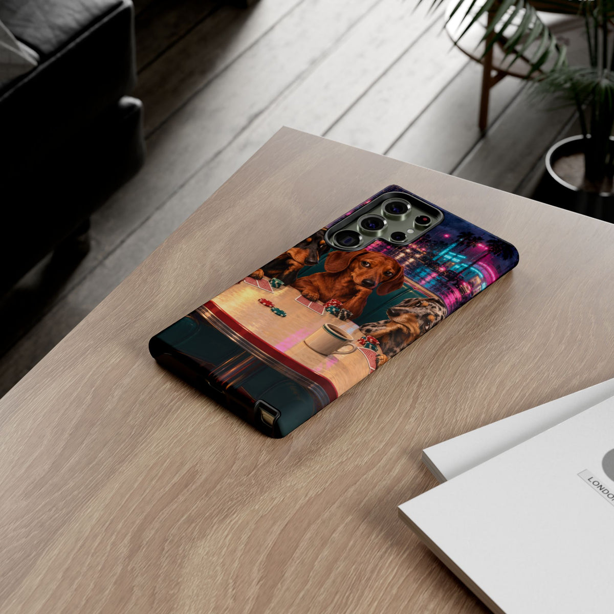 All-Night Aces Samsung Galaxy Tough Case | dachshund poker