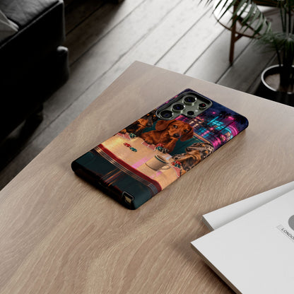 All-Night Aces Samsung Galaxy Tough Case | dachshund poker