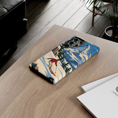 Swiss Skiing — Downhill Arc Samsung Galaxy Tough Case
