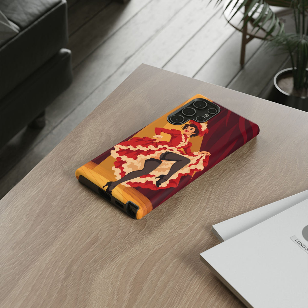 Moulin Rouge Dancer — Crimson Cabaret Samsung Galaxy Tough Case | cabaret dancer