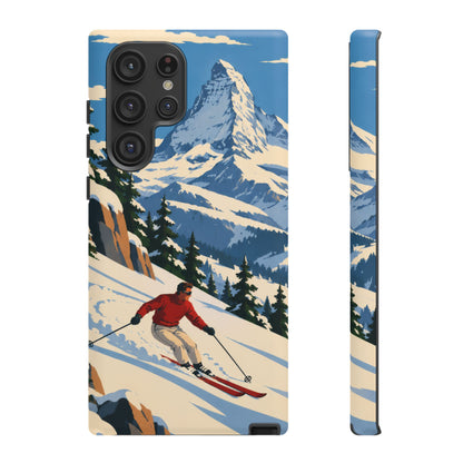 Swiss Skiing — Downhill Arc Samsung Galaxy Tough Case