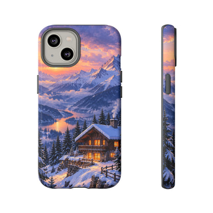 Alpine Hearth iPhone Tough Case | winter cabin