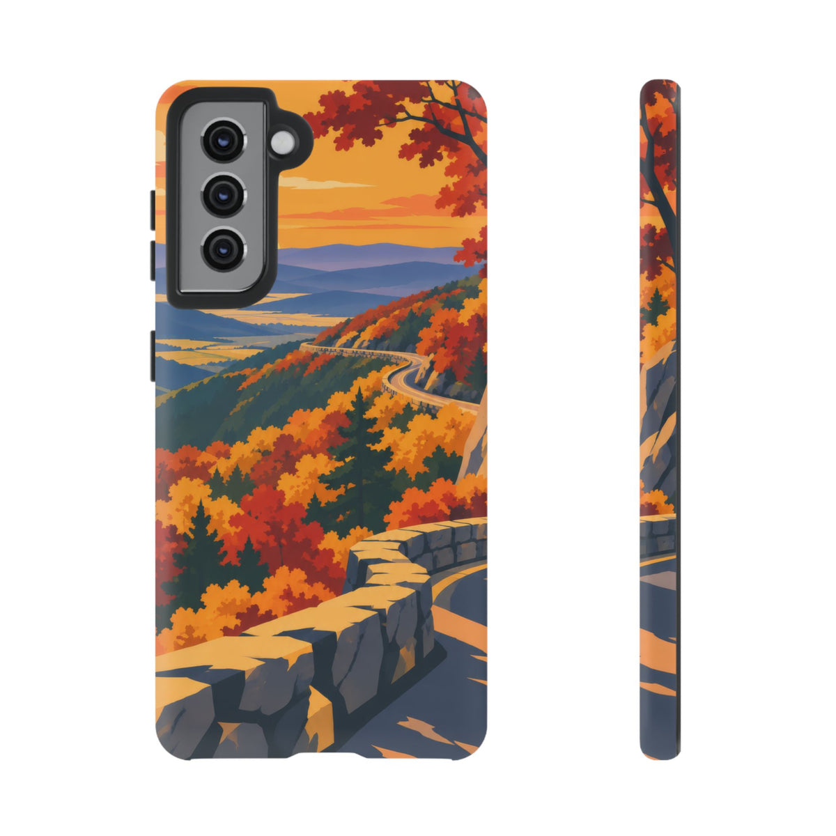 Skyline Drive — Overlook Gold Samsung Galaxy Tough Case