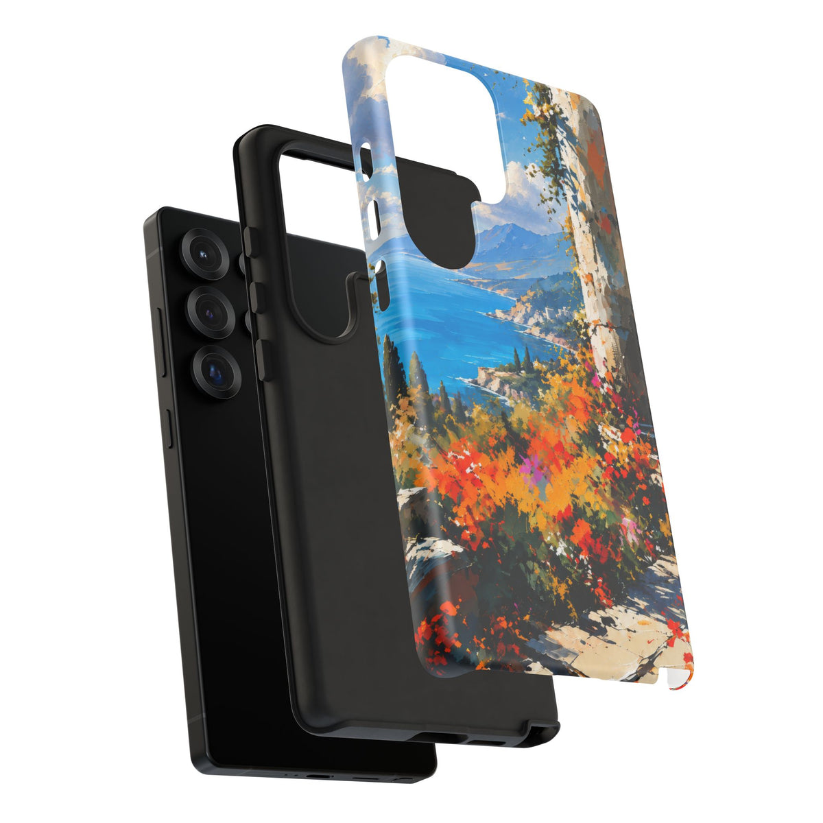 Azure Sanctuary Samsung Galaxy Tough Case | Painterly Coastal Landscape