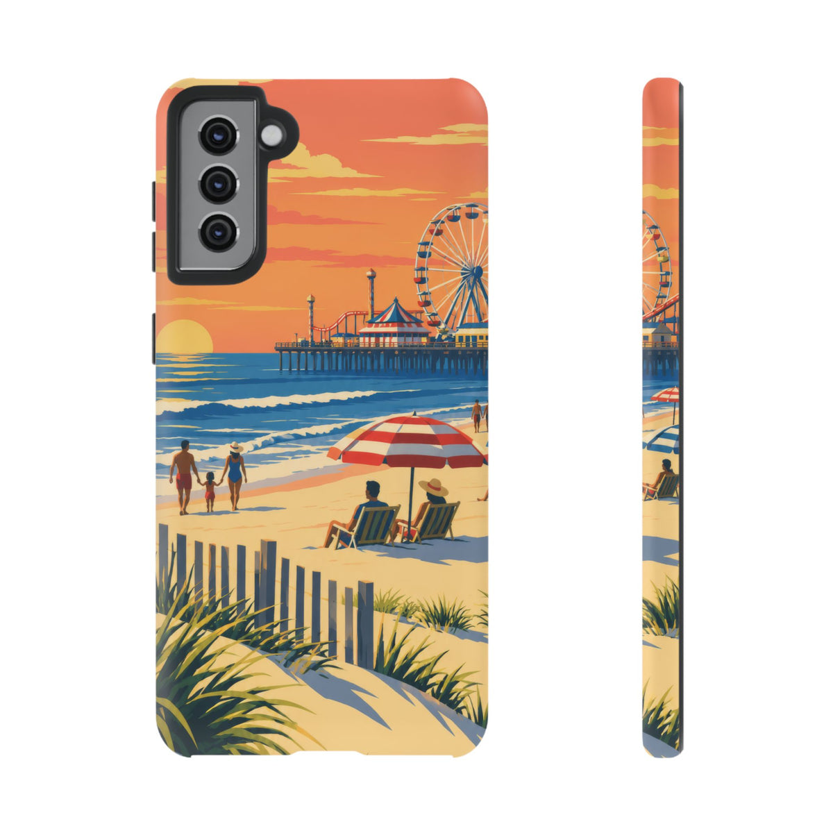 New Jersey Shore — Boardwalk Summer Samsung Galaxy Tough Case