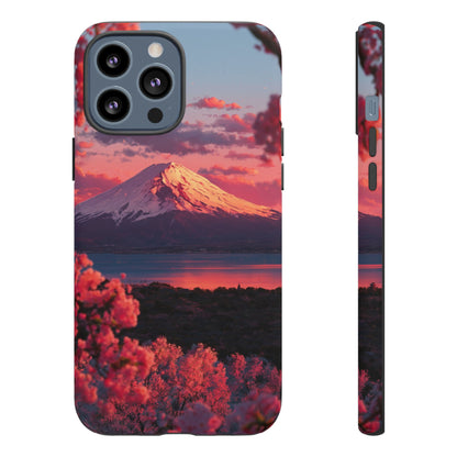 Fuji Rose Horizon iPhone Tough Phone Case