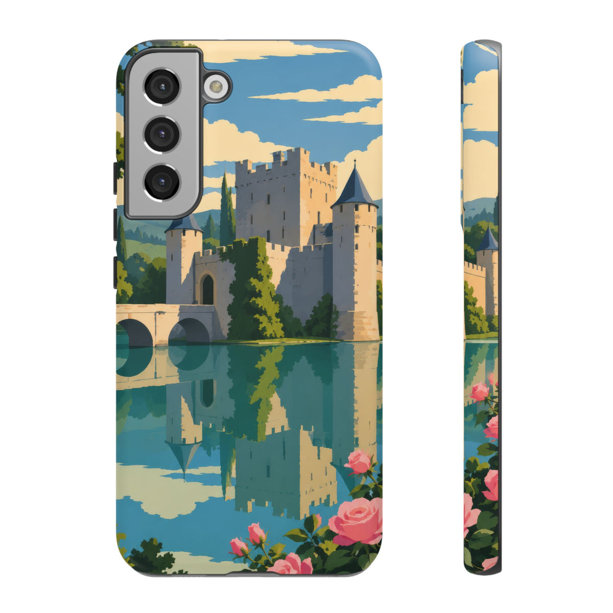 English Castle — Moat and Roses Samsung Galaxy Tough Case
