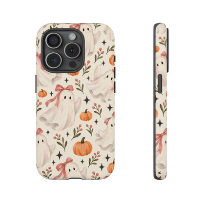 Blush Boo Social iPhone Tough Case | cute ghost
