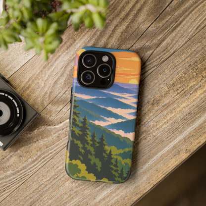 Great Smoky Mountains — Morning Veils iPhone Tough Case