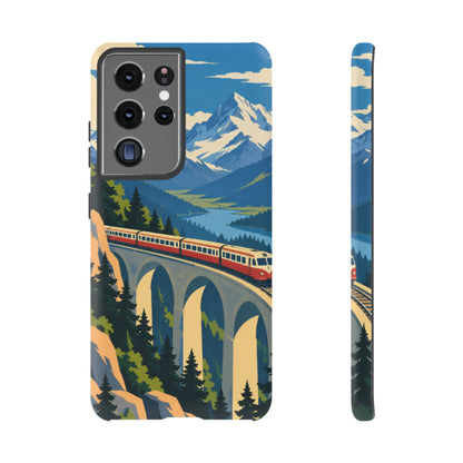 Travel by Train — Alpine Express Samsung Galaxy Tough Case | train travel