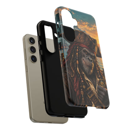 Pirate Gorilla Samsung Galaxy Tough Case | Captain Silverback