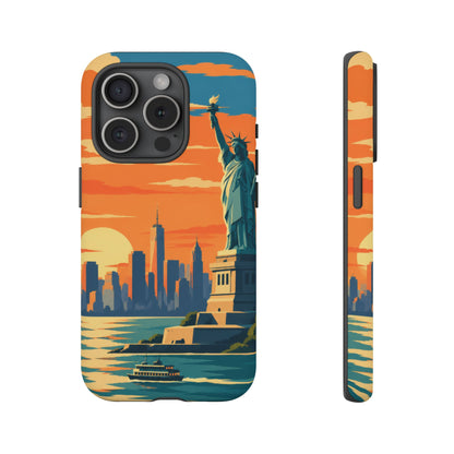 New York City — Harbor Liberty iPhone Tough Case