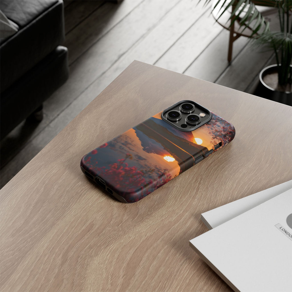 Fuji Golden Reflection iPhone Tough Phone Case