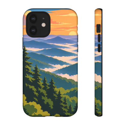 Great Smoky Mountains — Morning Veils iPhone Tough Case