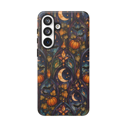 Amber Moon Window Samsung Galaxy Tough Case | celestial halloween