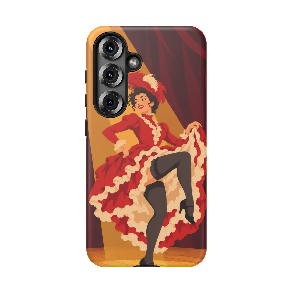 Moulin Rouge Dancer — Crimson Cabaret Samsung Galaxy Tough Case | cabaret dancer