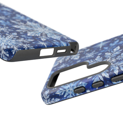 Frosted Midnight Samsung Galaxy Tough Case | snowflake